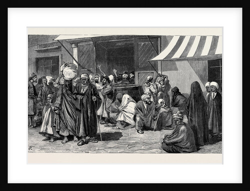 After the Burning of Alexandria: Starving Arabs and Jews Seeking Food by Anonymous