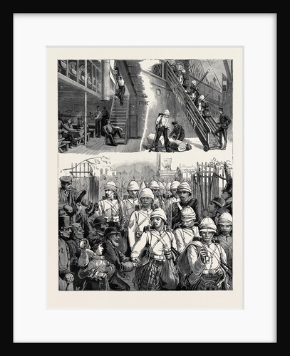 Departure of the First Battalion of the Scots Guards by Anonymous