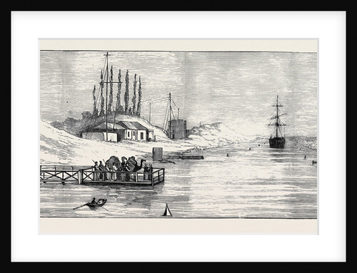 The Ferry at Kantara on the Suez Canal by Anonymous