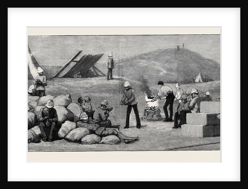 Tea in Camp at Tel-El-Mahuta, September 1, Ten P.M. by Anonymous