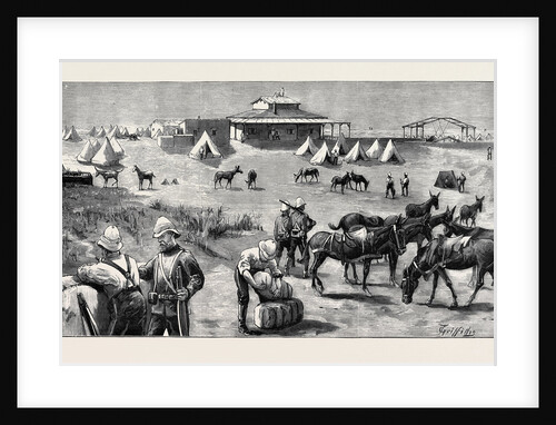 General Graham's Headquarters at Kassassin Lock by Anonymous