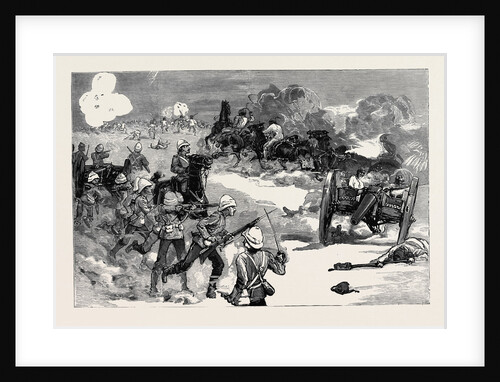 The Battle of Kassassin, September 9, Capture of Two Krupp Guns by the Royal Marines by Anonymous