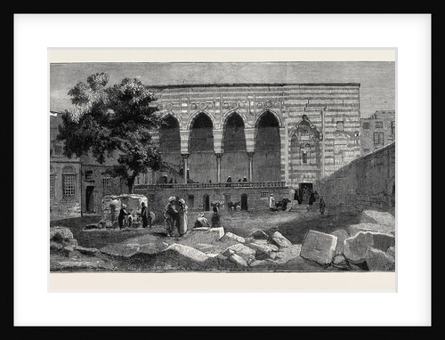 The British Occupation of Cairo: The Mahkemeh, Court of the Cadi, Egypt by Anonymous
