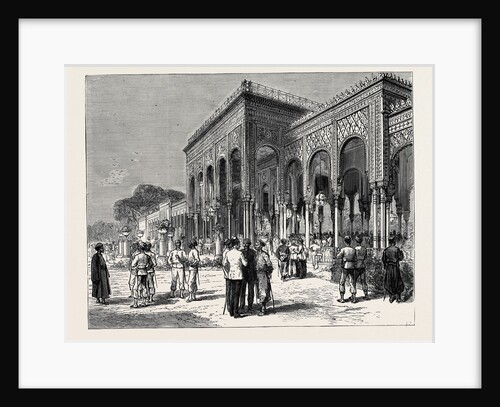 The British Occupation of Cairo: The Palace of Gezeereh, the Outside Pavilion by Anonymous