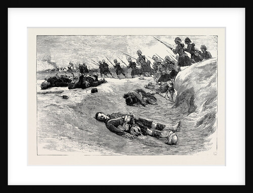The War in Egypt, The Storming of Tel-El-Kebir, September 13: The Track of the Storm, the Highlanders Within Arabi's Works at Tel-El-Kebir by Anonymous