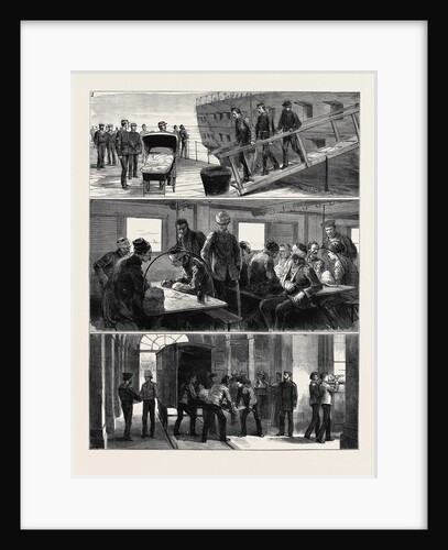 The War in Egypt, Wounded Soldiers Arriving at Portsmouth by Anonymous