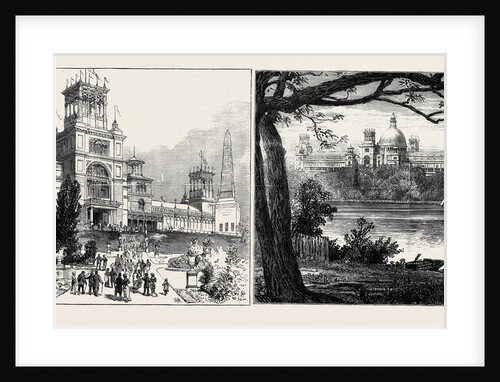 The Sydney Exhibition Building, Destroyed by Fire, September 22: The Exhibition Building and the Garden; General View of the Exhibition Building and Grounds by Anonymous