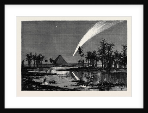 The Comet As Seen from the Pyramids, Egypt by Anonymous