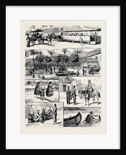 Scenes in Batavia, Island of Java by Anonymous