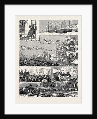 The Return of the Troops from Egypt, Reception of the Fourth Dragoon Guards Brighton by Anonymous