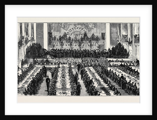 The Return of the Soldiers and Sailors from Egypt: Banquet Given by the Mayor and Citizens of Coventry to the Officers and Men of the N Battery, a Brigade, Royal Horse Artillery by Anonymous