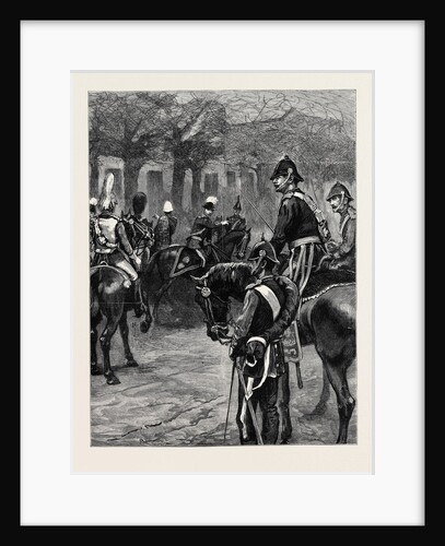 The Royal Review of the Troops from Egypt, a Sketch in the Mall: the Queen is Coming! by Anonymous