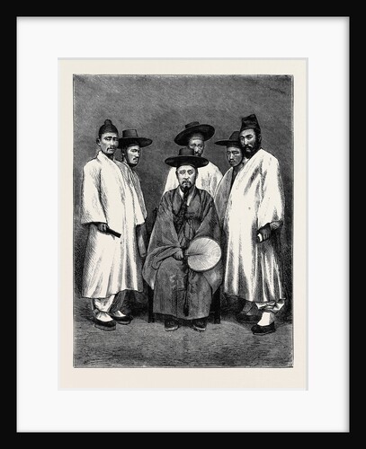 The Korean Embassy to China: The Envoy and His Suite by Anonymous