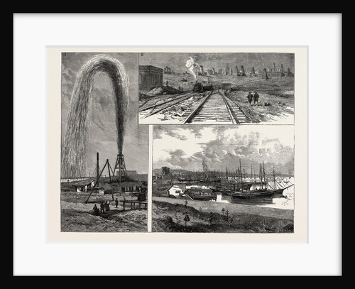 The Petroleum Wells of Baku on the Caspian Sea by Anonymous