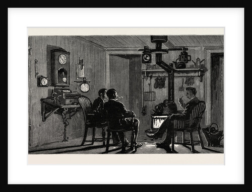 A Day at the Observatory on the Summit of Ben Nevis: The Interior of the Observatory by Anonymous