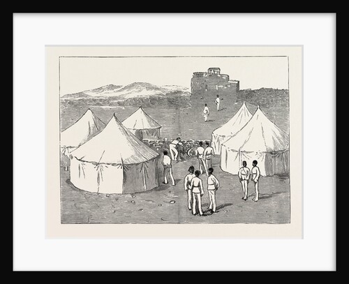 The Rebellion in the Soudan: A Sad Sight the Last Encampment Occupied by Seven Hundred Soudanese Before They Were Annihilated by Anonymous
