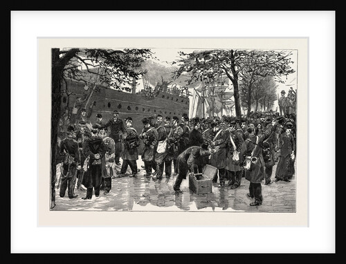 Dutch Troops Embarking at Rotterdam for Sumatra by Anonymous