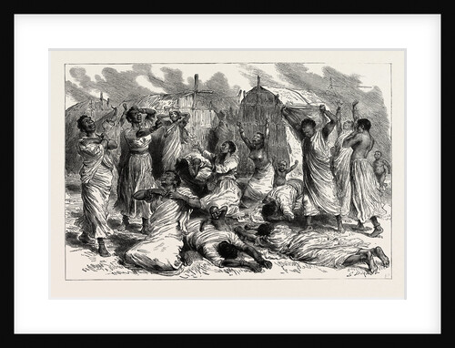The Rebellion in the Soudan: Women Bewailing the Garrison of Sinkat in the Streets of Suakim by Anonymous