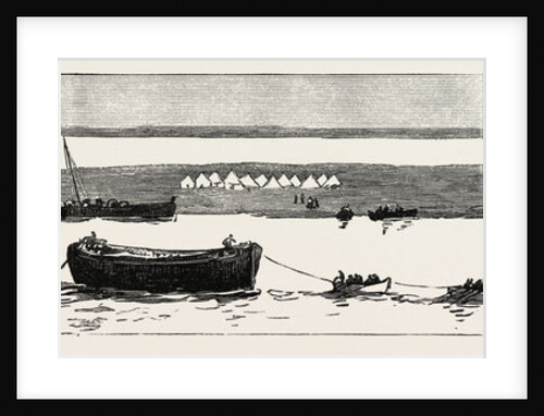 The Rebellion in the Soudan with Baker Pasha's Expedition to Relieve Tokar: General View of Trinkitat the Place of Disembarkation for the Expedition to Relieve Tokar by Anonymous