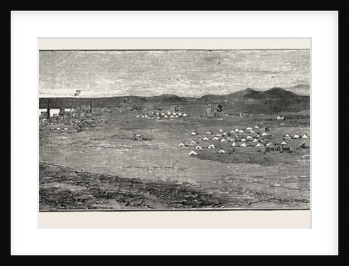 The Rebellion in the Soudan: General View of Suakim with Its Fortifications by Anonymous