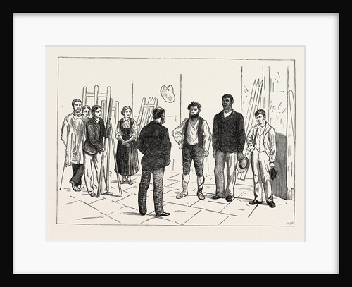 Students' Life in a Continental Art School: Choosing a Model by Anonymous