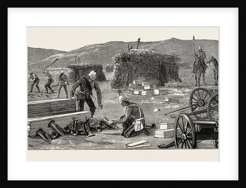 The Rebellion in the Soudan the Relief of Tokar after the Second Battle of Teb: The Rebel Headquarters at El Dubba Magazine of Arms and Ammunition Taken by the Rebels from Baker Pasha's Force by Anonymous