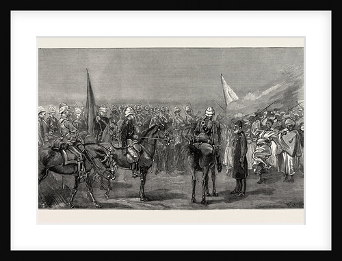 The Rebellion in the Soudan the Relief of Tokar after the Second Battle of Teb: Meeting of General Graham and the Governor of Tokar by Anonymous