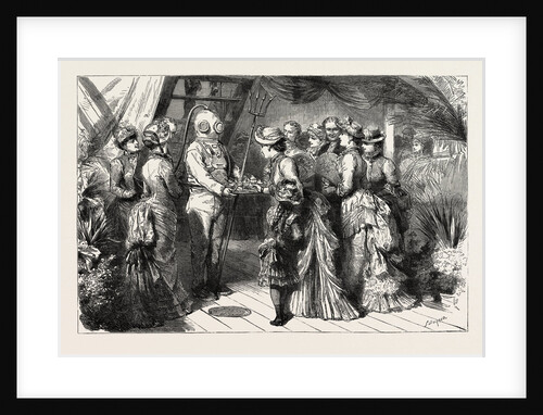 An Afternoon Party on Board H.M.S. Audacious at Hong Kong by Anonymous