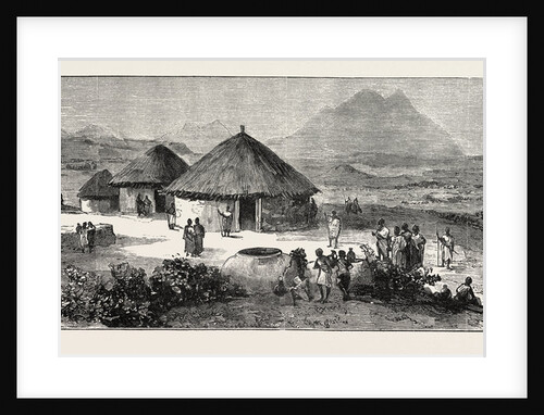 With Admiral Sir W. Hewett's Embassy to King John of Abyssinia: King John's Palace at Adowa by Anonymous