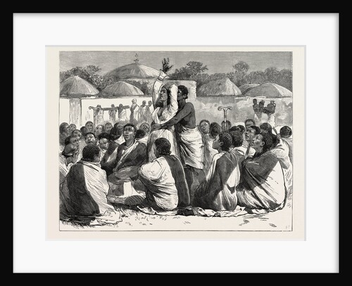 With Admiral Sir W. Hewett's Embassy to King John of Abyssinia: An Abyssinian Funeral a Mother Bewailing Her Infant by Anonymous