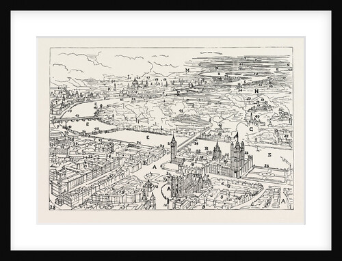 London As Seen from a Balloon UK by Anonymous