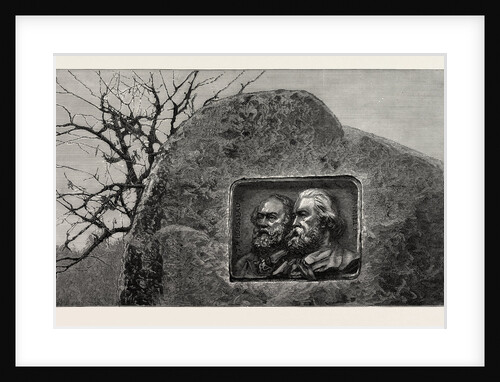 Memorial to the French Artists Theodore Rousseau and Jean François Millet Fontainebleau Forest by Anonymous