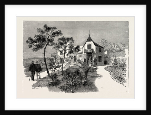 The Late Duke of Albany: The Villa Nevada Cannes. The Room in which the Duke Died is that with the Balcony. by Anonymous