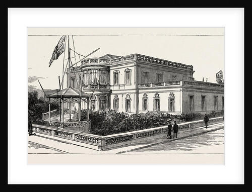 The Late Duke of Albany: Views at Cannes: The Cercle Nautique Where the Duke Met with the Accident the Day Before His Death by Anonymous