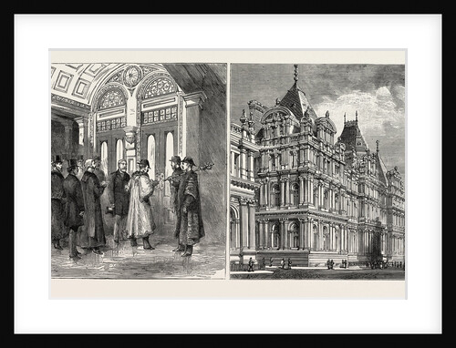 The New Municipal Buildings and Free Public Library at Leeds: The Mayor Opening the Door of the New Buildings by Anonymous