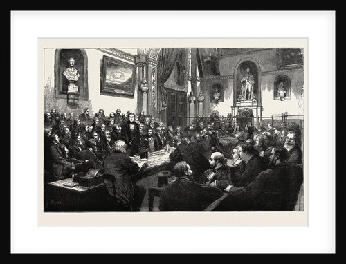 A Meeting of the Common Council at the Guildhall London UK by Anonymous