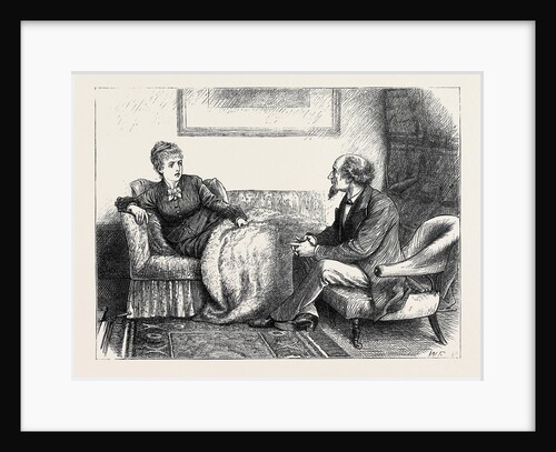 Black Spirits and White: My Lady in Her Energy Had Sat Upright on the Sofa, Her Cheeks Were Burning Red, and Her Eyes Glittered by Anonymous