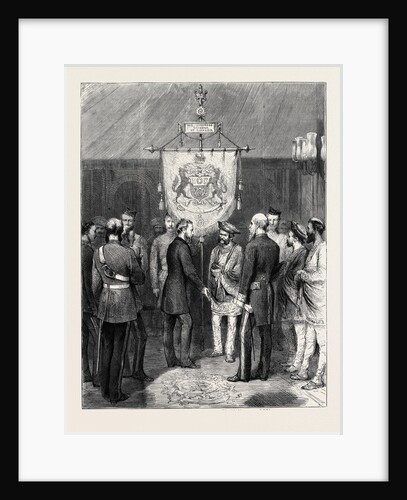 Empress of India: The Viceroy Presenting to the Maharajah Scindiah of Gwalior a Banner Prepared by Order of the Queen and Empress by Anonymous