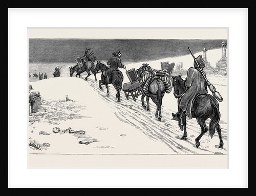 The Eastern Question, with the Turks: A Journey from Alexinatz to the Servian Camp: Loot from Alexinatz: Bashi-Bazouks Returning Home by Anonymous