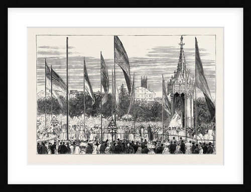 Proclaiming the Queen Empress of India: Proclaiming the Imperial Title at Bombay by Anonymous