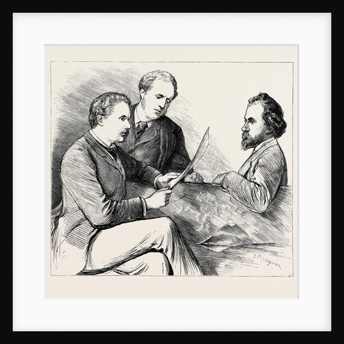 The New Associates of the Royal Academy: Marcus Stone, A.R.A., Mr. W.W. Ouless, A.R.A. (Centre), Mr. Peter Graham, A.R.A. by Anonymous
