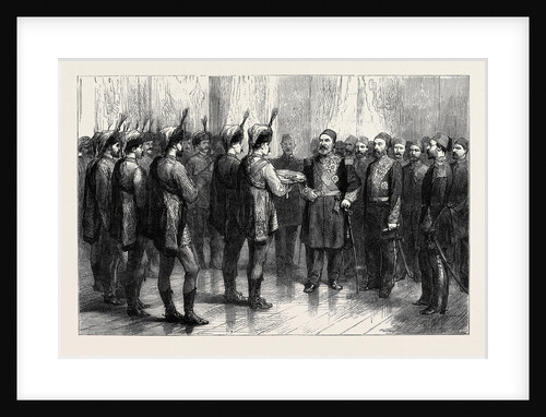 The Eastern Question: The Deputation of Hungarian Students Presenting a Sword of Honour to the Turkish Commander-in-Chief at Constantinople by Anonymous