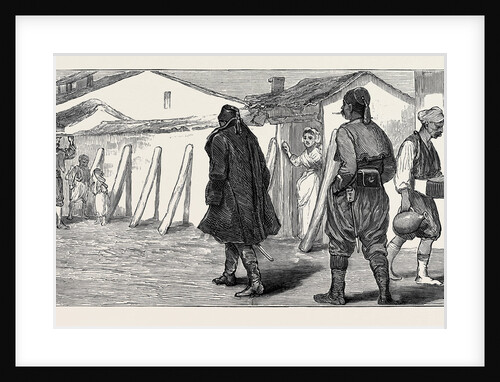 The Eastern Question: A Turkish Officer and His Orderly, at Nisch by Anonymous