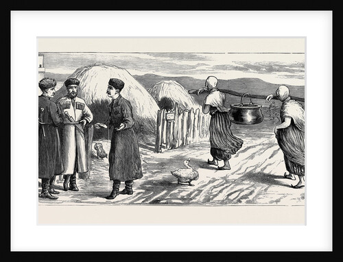 The War in the East: A Tcherkess or Circassian Village by Anonymous
