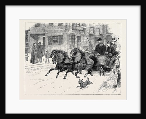 Black Spirits and White: Major Maude and Rosamond in the Phaeton by Anonymous