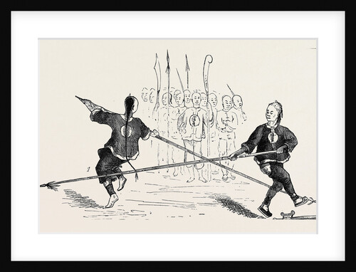 Chinese Military Exercises: Fencing with Spears by Anonymous