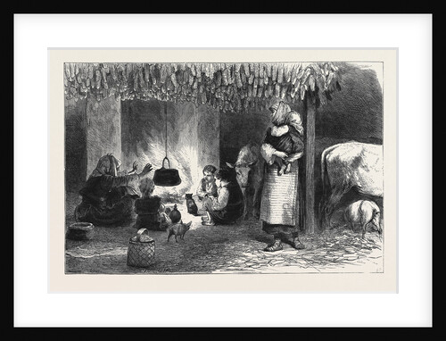 The War in the East: Interior of an Ordinary Bulgarian Peasant Dwelling by Anonymous