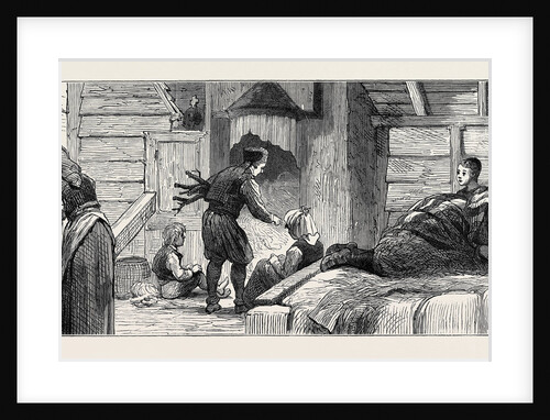 The Eastern Question, Turkey: Interior of a House Constructed by Mr. Long for the Distressed Bulgarians by Anonymous