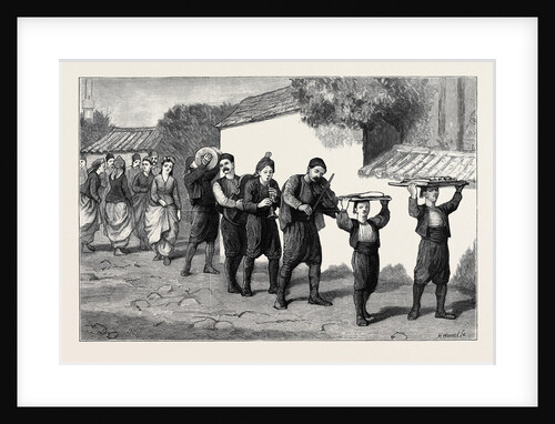 Bulgaria, a Marriage Procession: The Bridegroom Sending Presents to the Bride by Anonymous