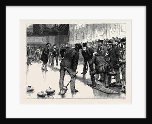 Curling at an Ice Rink, Manchester by Anonymous